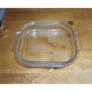 Vintage West Bend Square Glass Lid Electric Skillet Replacement Lid 72030 10"
